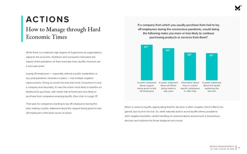 渡過難關 病毒流行期間的品牌管理戰略報告